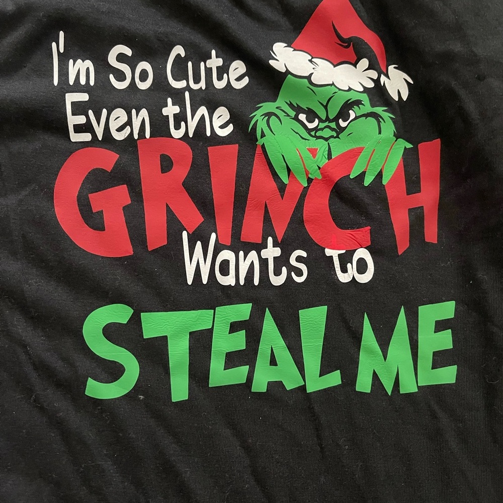 🆕 Grinch Christmas Kids 3 Piece Sleep Set Size 8/10
